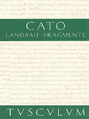 cover image of Vom Landbau. Fragmente